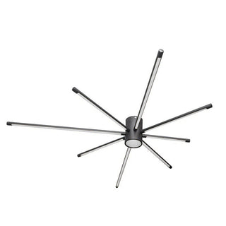 Plafoniera led 43 watt lampada moderna nera luce 6500k 3000k 4000k