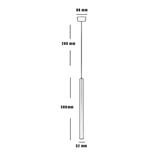 Lampada led 3W sospensione cilindrica lampadario moderno tecnologia CCT