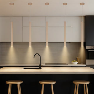 Lampada led 3W sospensione cilindrica lampadario moderno tecnologia CCT