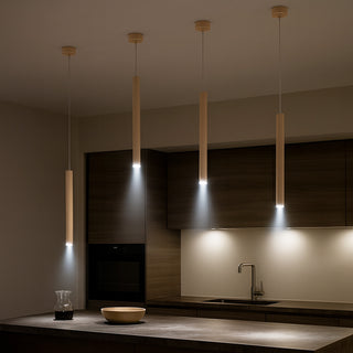 Lampada led 3W sospensione cilindrica lampadario moderno tecnologia CCT