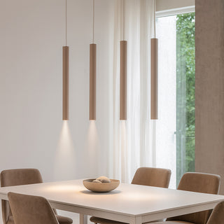 Lampada led 3W sospensione cilindrica lampadario moderno tecnologia CCT