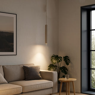 Lampada led 3W sospensione cilindrica lampadario moderno tecnologia CCT