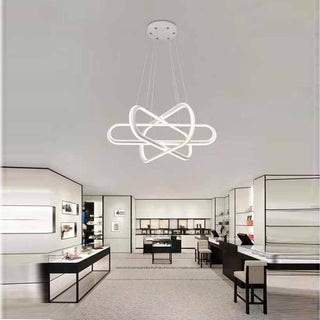Lampadario sospensione led bianco 94 watt luce 6500k 3000k 4000k
