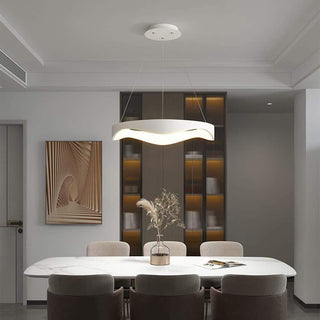 Lampadario led a onda 38 watt 3 colorazione di luce 6500k 3000k 4000k