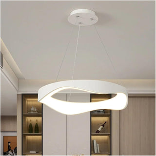 Lampadario led a onda 38 watt 3 colorazione di luce 6500k 3000k 4000k