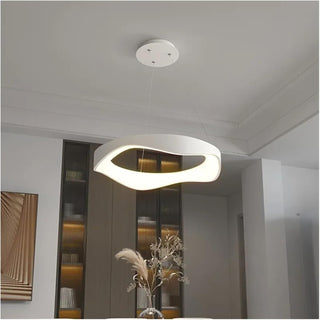 Lampadario led a onda 38 watt 3 colorazione di luce 6500k 3000k 4000k