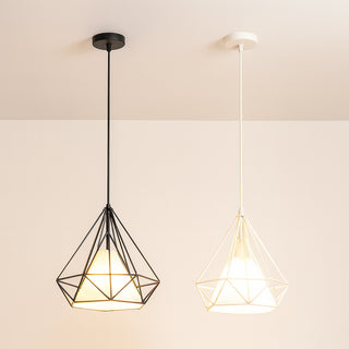 Lampadario da soffitto pendente a sospensione a forma di diamante E27