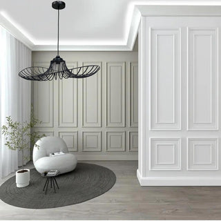 Lampadario a cappello con paralume in metallo E27 lampada decorativa
