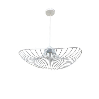 Lampadario a cappello con paralume in metallo E27 lampada decorativa