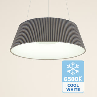 Lampadario a led 36 watt CCT-SWITCH lampada a sospensione grigio