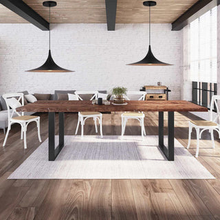 Lampadario contemporaneo nordico in metallo bianco nero attacco E27