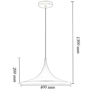 Lampadario contemporaneo nordico in metallo bianco nero attacco E27