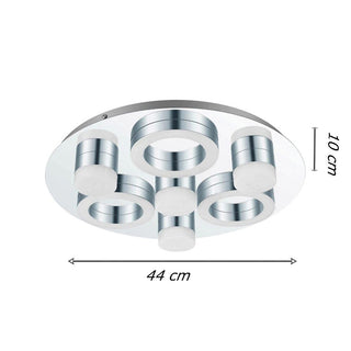 Plafoniera led 33 watt 3 colorazione di luce lampada decorativa CCT