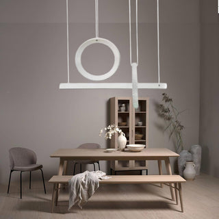 Lampadario led bianco 80 watt cristalli in acrilico luce 6500k 4000k