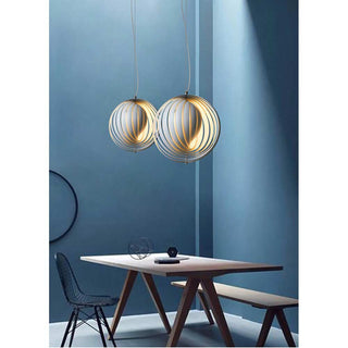 Lampadario a sospensione decorativo lampada in 3d in metallo E27
