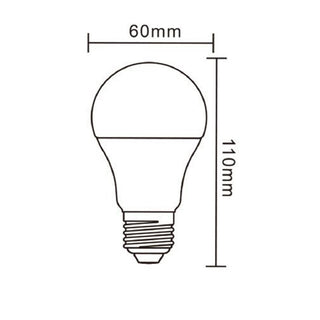 Lampadina a led 10 watt a60 attacco e27 sfera a luce fredda 6500k calda 3000k naturale 4000k