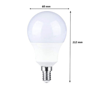 Lampadina led globo A60 E14 12 watt luce 6500k 3000k 4000k