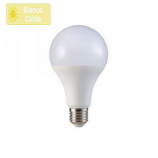 Lampadina led 16,5 watt A80 E27 luce fredda calda naturale