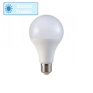 Lampadina led 16,5 watt A80 E27 luce fredda calda naturale