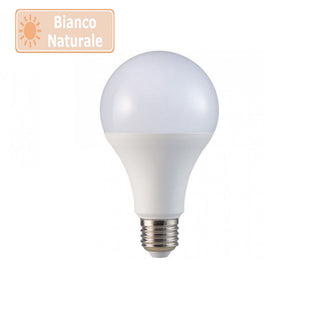 Lampadina led 16,5 watt A80 E27 luce fredda calda naturale