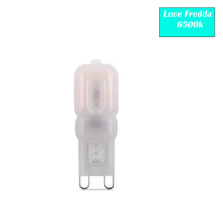Lampadina led G9 2,5W luce 3000k 4000k 6500k per lampadari applique
