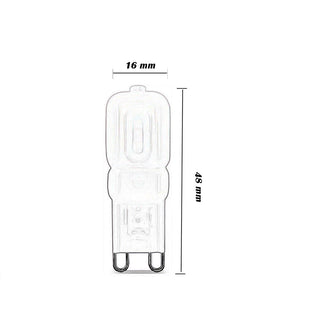 Lampadina led G9 2,5W luce 3000k 4000k 6500k per lampadari applique