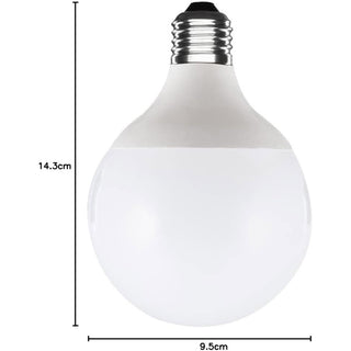 Lampadina led a sfera 18 watt E27 G95 luce fredda calda naturale