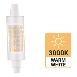 Lampadina led attacco R7S 8 Watt luce bianca calda naturale