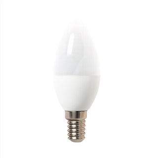 Lampadina led E14 6 watt candela luce fredda calda e naturale