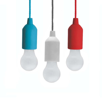 Lampadina a led portatile a batteria 3 watt lampadine colorate per casa campeggio decorazione