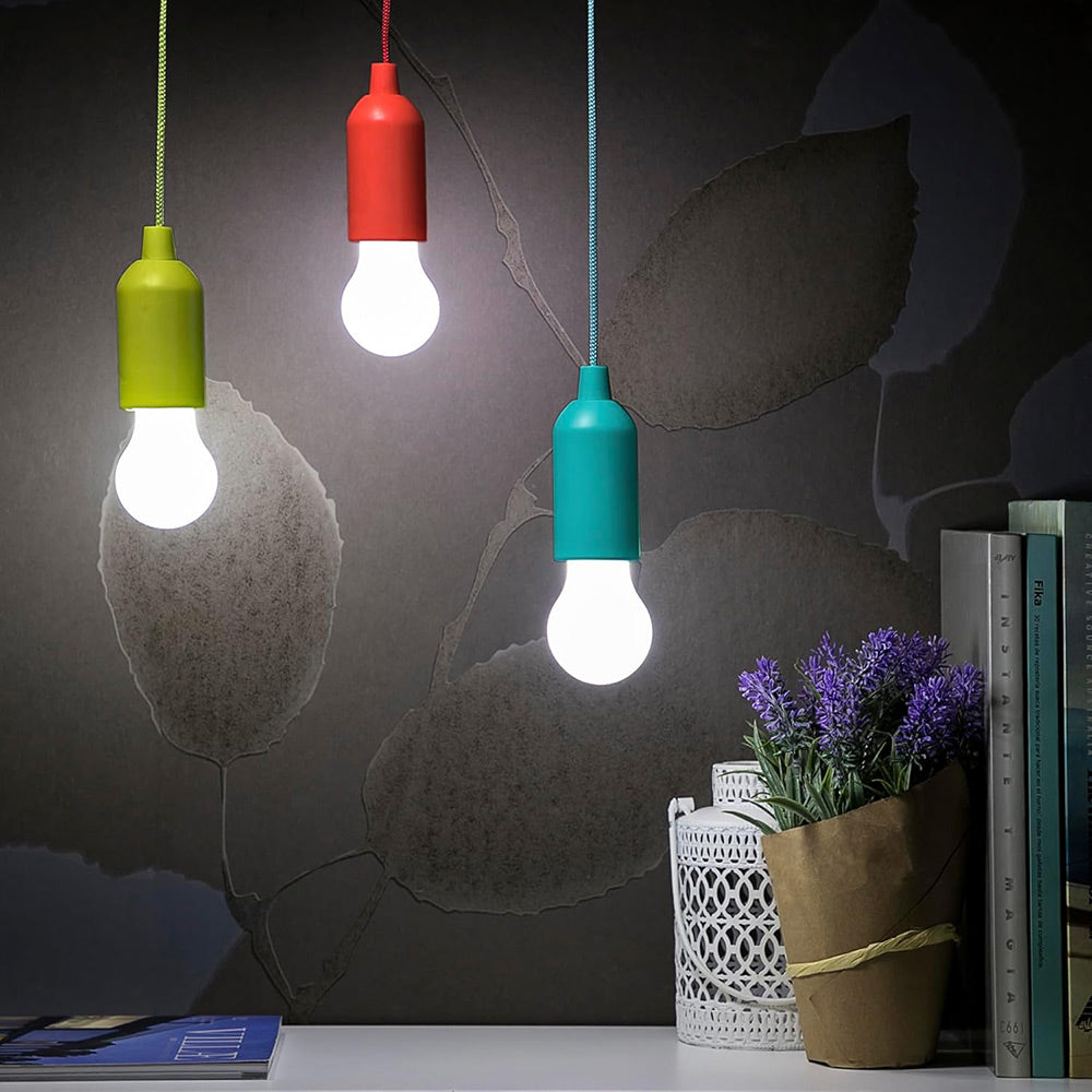 Lampadina a led portatile a batteria 3 watt lampadine colorate per casa campeggio decorazione