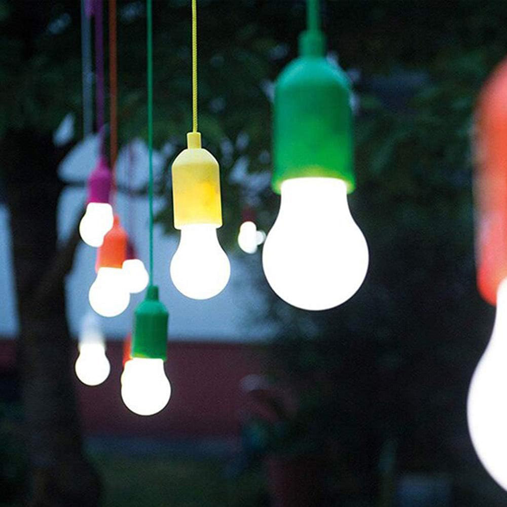 Lampadina a led portatile a batteria 3 watt lampadine colorate per casa campeggio decorazione