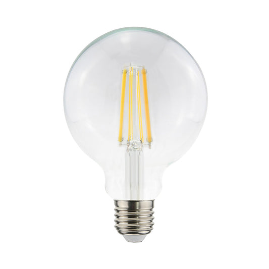 Lampadina led cob a filamento 18 watt attacco E27 sfera in vetro lampada vintage