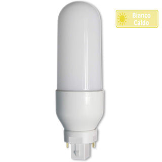 Lampadina LED G24 11W 2 pin luce fredda calda naturale