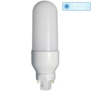 Lampadina LED G24 11W 2 pin luce fredda calda naturale