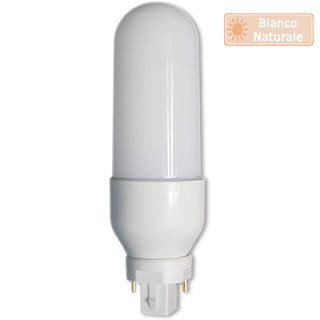 Lampadina LED G24 11W 2 pin luce fredda calda naturale