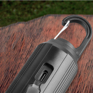 Lampadina led a filamento ricaricabile 3 modalità di luce moschettone