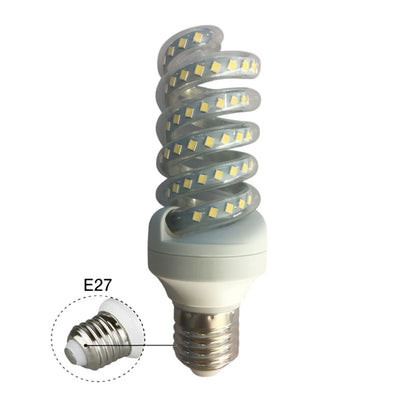 Lampadina led spirale attacco E27 16 watt luce calda 3000k naturale 4000k e bianca fredda 6500k luce illuminazione