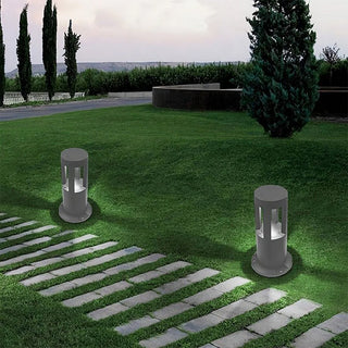 Lampione giardino 12 watt led cob 30 cm luce 6500k 3000k 4000k