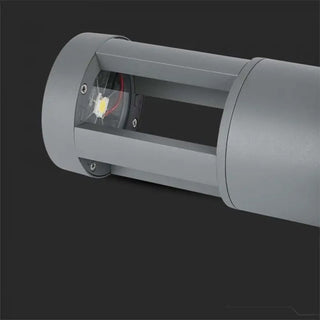 Lampione giardino 12 watt led cob 30 cm luce 6500k 3000k 4000k