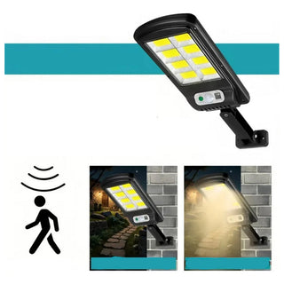 Lampione pannello solare 30 watt crepuscolare 3 modalità di luce IP65