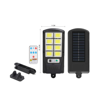 Lampione pannello solare 30 watt crepuscolare 3 modalità di luce IP65