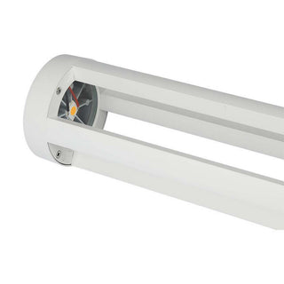 Lampione giardino bianco led cob 12 watt x vialetti per giardino IP65