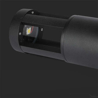 Lampione giardino 12 watt led cob 30 cm luce 6500k 3000k 4000k