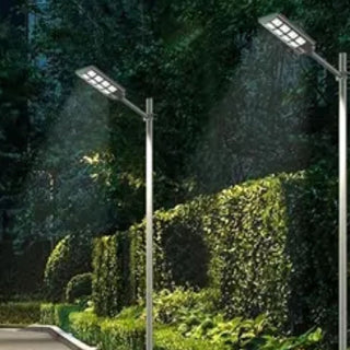 Faro stradale led con pannello solare 1500W palo crepuscolare IP65