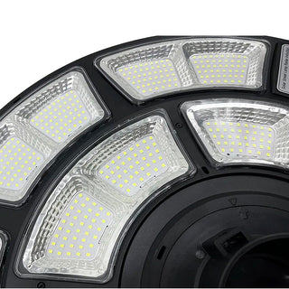 Lampione ufo stradale 2000W pannello solare movimento crepuscolare IP65