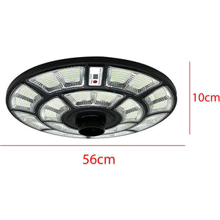 Lampione ufo stradale 2000W pannello solare movimento crepuscolare IP65