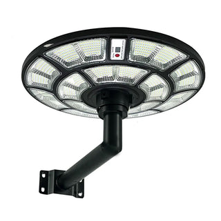 Lampione ufo stradale 2000W pannello solare movimento crepuscolare IP65