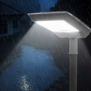 Lampione solare 290 watt tecnologia CCT con telecomando e palo