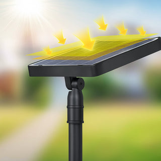 Lampione solare 290 watt tecnologia CCT con telecomando e palo